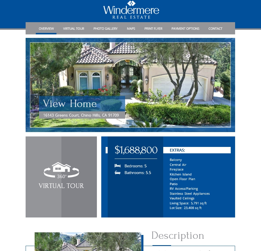 Windermere Real Estate - Example