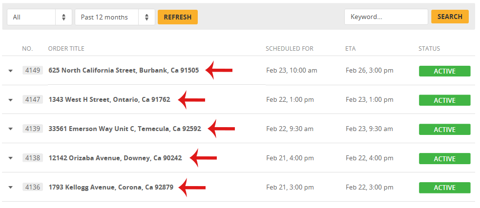 single property website listings